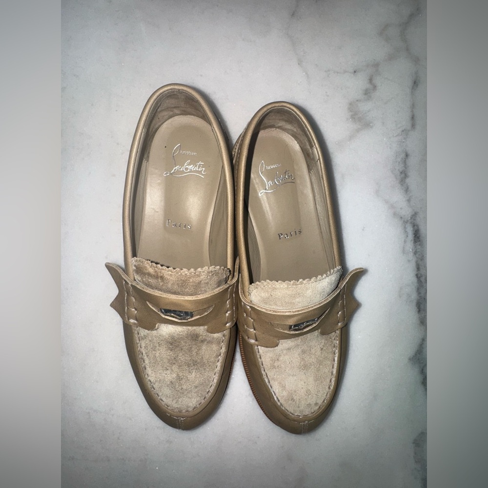 Christian louboutin penny loafers